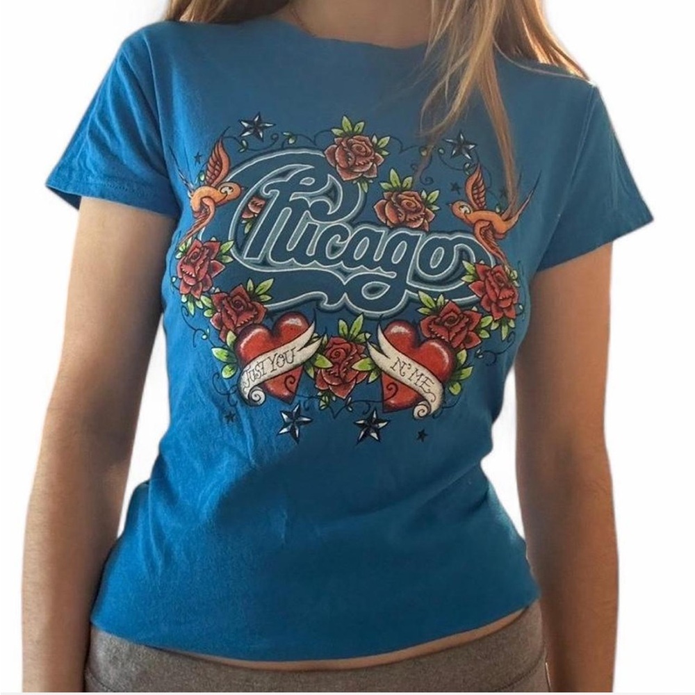 Vintage Chicago tattoo graphic tee 🐅